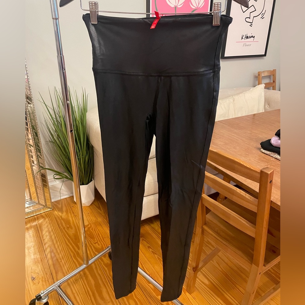 SPANX Faux Leather Leggings